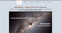 Desktop Screenshot of anthropocenethemovie.com