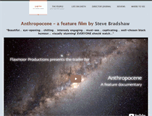 Tablet Screenshot of anthropocenethemovie.com